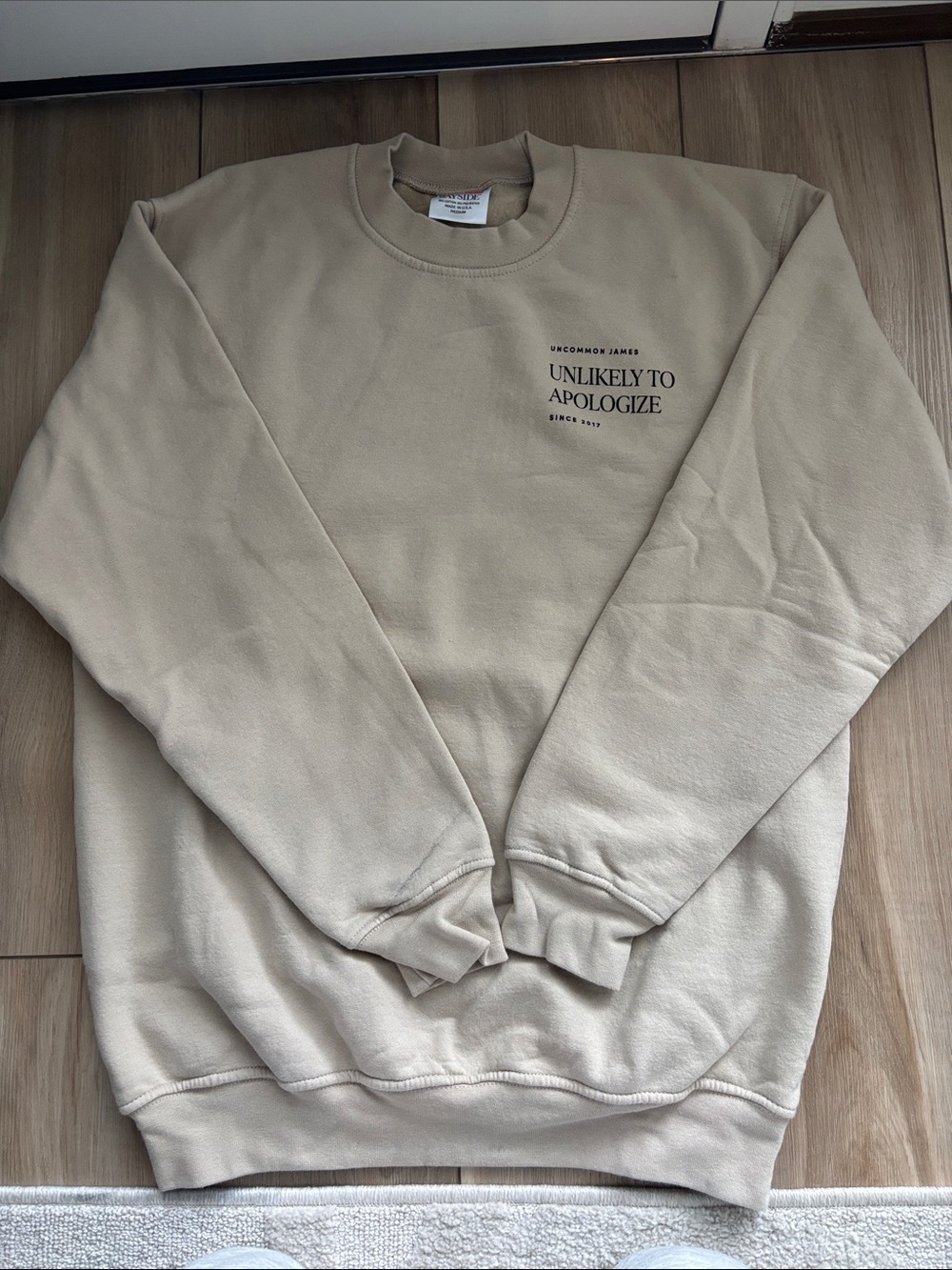 Uncommon James Men's Crewneck Sweater - Beige